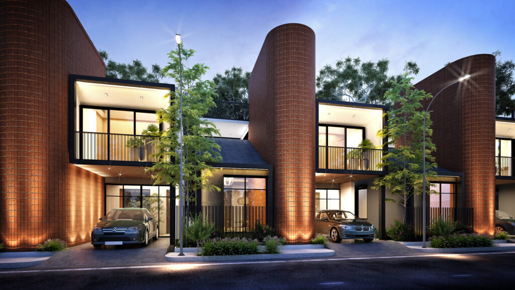 east-facing lakeside villa