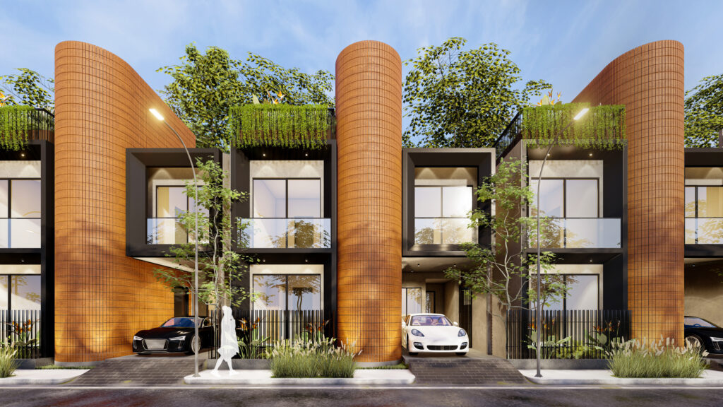 south-facing lakeside villa